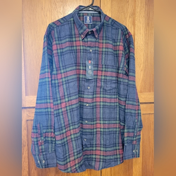 NWT Mens IZOD Flannel size XL - Picture 1 of 11